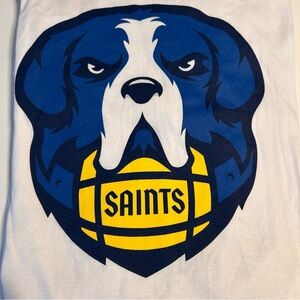 Saint Scholasticas College of Duluth,  Long‎ sleeve Saints Dog T-Shirt .Size XL